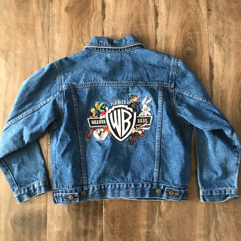 Kids Vintage Warner Brothers Denim Jacket